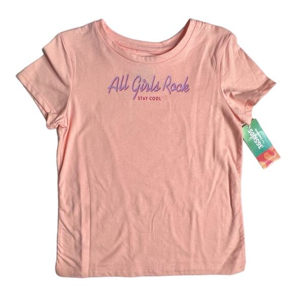 365 Kids Garanimals Girls Size 7 Shortall Purple Pink Set 2-Piece shorts shirt - Picture 6 of 13